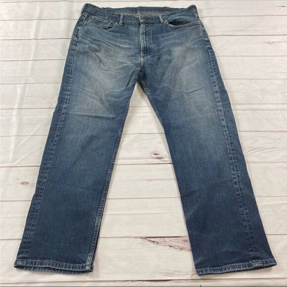 Levi Strauss & Co. Mens Blue 505 Straight Leg Denim Jeans Size W40xL30 - Picture 1 of 15